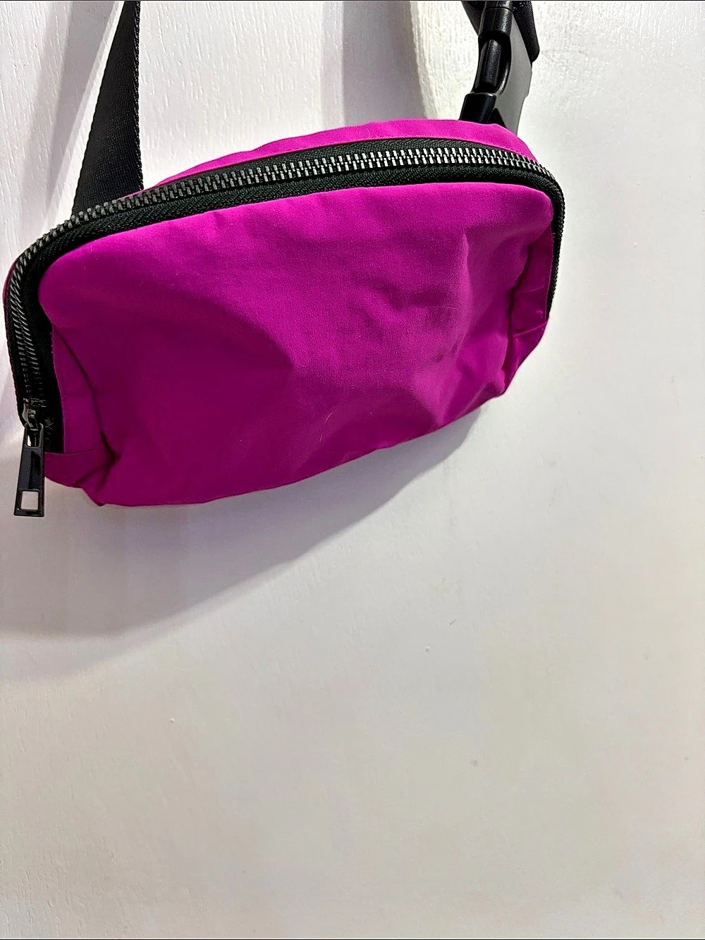 Belt Bag Pink & Black Crossbody Bag